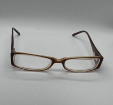 Marchon Womens M840 Carmel Brown Plastic Eyeglass Frames for Prescription Lenses - £27.68 GBP