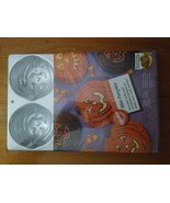 Vintage 1989 Wilton 6 Cavity Mini Pumpkin Cake Pan Baking Mold - NEW - $19.79