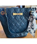 Betsey Johnson XO Lily Quilted Triple Compartment With Pull Through Chai... - $106.02 CAD