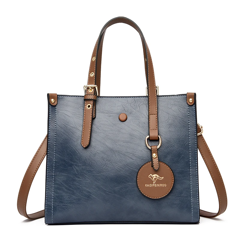 Asual tote vintage ladies tote hand bag leather luxury handbags women designer bags for thumb200