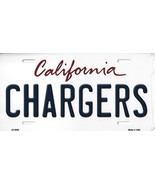 Chargers California State Background Metal License Plate Tag (Chargers) - £11.95 GBP