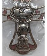 Jesus Loves Me Praying Little Girl Ornament - $151.85 MXN