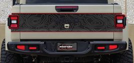 3 Tone Topographic Blackout Tailgate Vinyl Decal Compatible with and Fit... - $149.99