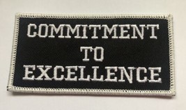 COMMITMENT TO EXCELLENCE SEW/IRON PATCH FOOTBALL NFL OAKLAND LAS VEGAS R... - £6.39 GBP