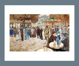 Fun Fair, Boulevard de Clichy Art Poster Print 20 x 16 in  - $25.95