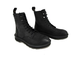 Sorel Hi-Line Lace-Up Leather Ankle Boot Women&#39;s Sz 7 Black Waterproof Footwear - £55.14 GBP