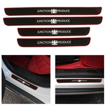 Brand New 4PCS Universal Junction Produce Red Rubber Car Door Scuff Sill... - £9.57 GBP