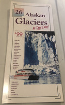 Vintage 26 Alaskan Glaciers Brochure Anchorage Alaska BRO6 - £7.79 GBP