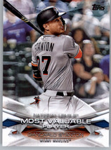 2018 Topps MLB Awards MLBA-13 Giancarlo Stanton  Miami Marlins - £0.98 GBP