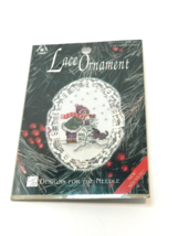 Designs for the Needle Cross Stitch Kit Lace Ornament Child With Tree 1998 Vtg - $7.91