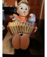 HUMMEL GOEBEL &quot;LETS SING&quot; BOY FIGURINE WITH ACCORDION 110/10 1979 NO LAB... - $33.83 CAD