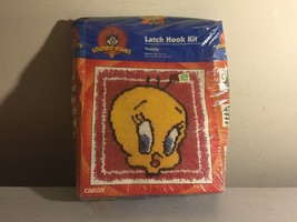 Looney Tunes Tweety Bird Latch Hook Kit 13 x 13 inches Still Sealed in Package - £10.15 GBP