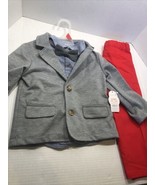 Toddler Boy Suit 2T Jacket, Button Up Shirt, Bow Tie &amp; Pants ) Wonder Na... - $338.71 MXN