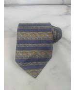 Robert Talbott Best Of Class Mens 100% Silk Tie Necktie Geometric Blue  - $24.62 CAD