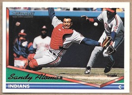 Topps 1994 Sandy Alomar Jr. Cleveland Indians #273     Gold Baseball - £1.40 GBP