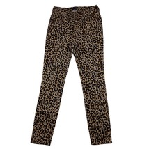 J -Crew Reimagined Jeans Women’s 25 Leopard Print 9” High Rise Button Fly Skinny - £15.99 GBP