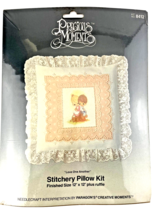 Precious Moments Needlepoint Pillow LOVE ONE ANOTHER  Stitchery Kit 8412 - $19.24
