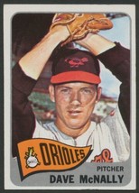 1965 Topps Card 249 Dave McNally Baltimore Orioles Unedited 800 DPI Scan... - $4.70