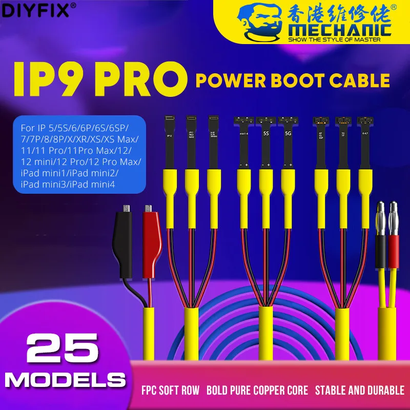 DIYFIX Mechanic IP9 Pro Power Boot Activation Cable For  5-12 Pro Max Fo... - $64.86