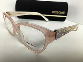 New Roberto Cavalli Chort RC 857 RC857 073 54mm Pink Cats Eye Women&#39;s Eyeglasses - £150.27 GBP