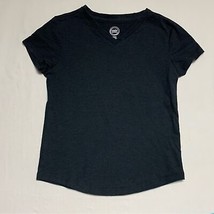 Black Top Girl’s 6 Short Sleeve Tee Shirt T-Shirt Basic Classic Neutral Spring - £3.11 GBP