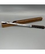 Vintage Case XX The Masters Knife 12&quot; FILET KNIFE Wooden Block Sharpenin... - $46.74