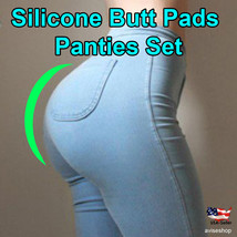 #1 100% Silicone Buttocks Implant Butt Panties Enhancer Removable Booste... - £22.39 GBP