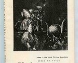 Index to Weird Fiction Magazine T G L Cockcroft Lower Hutt New Zealand 1962 - $17.82