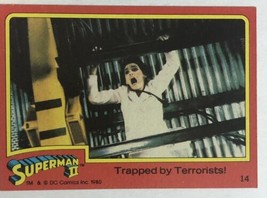 Superman II 2 Trading Card #14 Trapped By Terrorist - £1.54 GBP