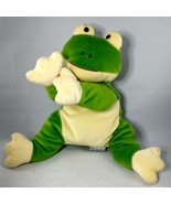 Ty Beanie Pillow Pal Collection Ribbit- The Large Green Frog 1996 Vintage - $220.85 MXN