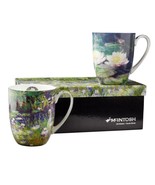 Mcintosh - Monet Water Lilies Mug Pair - Retail $31.95 - $404.66 MXN