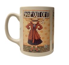 Vintage Mary Engelbreit Mug Snap Out Of ItCup Tea Coffee Ceramic 1992 Ta... - $11.04 CAD
