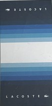 Lacoste Unisex Navy  Home Cropped Croc Cotton Beach Towel - £29.60 GBP