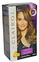 Clairol Age Defy Luminous Permanent Hair Color Light Brown 6 Distressed Pkg - £10.11 GBP