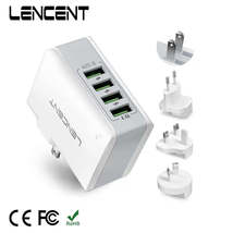4-Port USB A Fast Charging Travel Socket - Power Delivery PD Phone Charger PlugI - £14.26 GBP