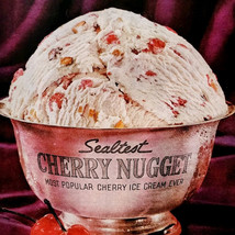 1961 Sealtest Cherry Nugget Ice Cream Advertisement Dairy Dessert DWII32 - $562.94 MXN