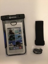 WSTOO Universal Waterproof Case With Armband and Touch ID - $6.99