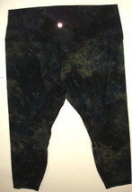 New NWT Lululemon Align Leggings 16 HR 25 Diamond Dye Green Yoga Gym Gre... - $126.72