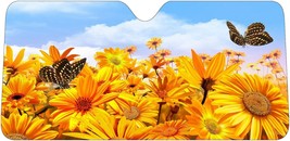 Field of Sunflowers  car window Sun shade , made to order, select your size - $466.29 MXN