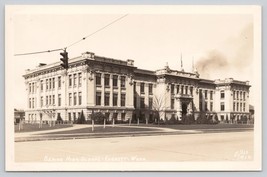 Postcard RPPC Everett Senior High School Washington Ellis Photo - £9.28 GBP