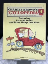 Charlie Brown&#39;s Cyclopedia Volume 4 Cars And Trains And Other Things 198... - £6.35 GBP