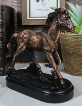 Rustic Western Country Sauntering Horse Rough Hand Textured Figurine Wit... - $37.99