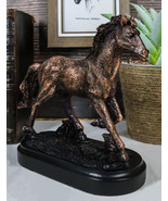 Rustic Western Country Sauntering Horse Rough Hand Textured Figurine Wit... - $51.95 CAD