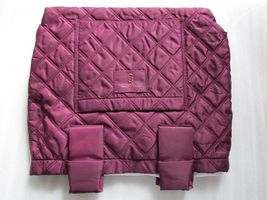 Marc Jacobs Bag Diamond Quilted Nylon Large Knot Tote Plum New $225 - £136.82 GBP