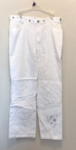 City Girl Nancy Bolen White Embellished Jeans Size 12 - $27.21