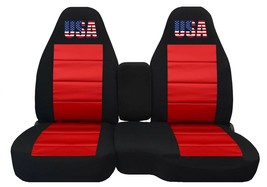 Front Set Car Seat Covers Fits Chevy Colorado 2004-2012 60/40 Highback - Usa - $114.99