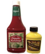 Trader Joe's Organic Ketchup and Organic Yellow Mustard Bundle 2 Items - $17.99