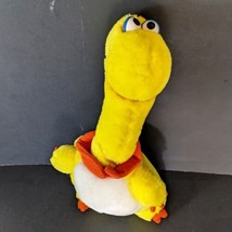 Yellow Dinosaur Dragon Plush Stuffed Animal Sesame Street Malibu Fun - $25.84