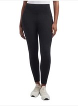 Danskin Womens Leggings Black Pockets Breathable Brushed Midweight Active - $36.99