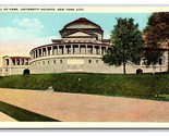 Hall Of Fame Building University Heights New York City NY UNP WB Postcar... - £1.51 GBP